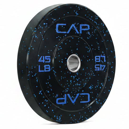 CAP Barbell 45 lb. Rubber Olympic Bumper Plate | Multiple Options/Colors