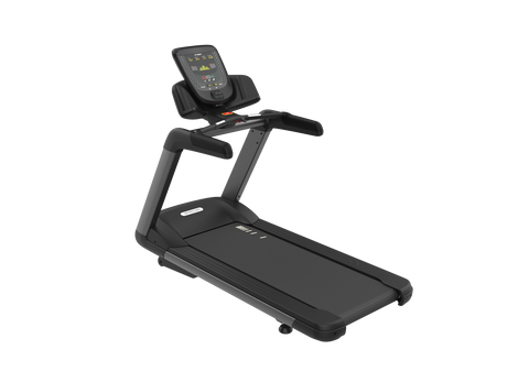 Commercial Precor TRM 731i treadmill featuring the P30i advanced LED console interface