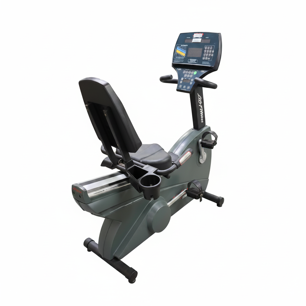 Life Fitness 9500HR Next Gen Recumbent Bike | LED Console