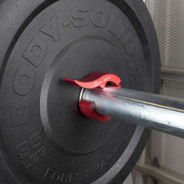 Body Solid Roepke Olympic Bar Collars, Solid Aluminum Construction